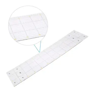 

60x15cm DIY Handmade Patchwork Feet Tailor Quilting Tools Acrylic Material Patchwork Measuring Ruler Seam Sewing Scale Rulers