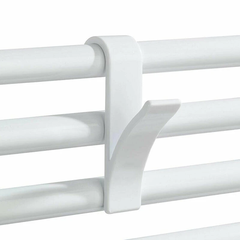 

1PC High Quality Hooks Hanger For Heated Towel Radiator Rail Bath Hook Holder Hooks Hanger Kitchen Bathroom Tools Organizer