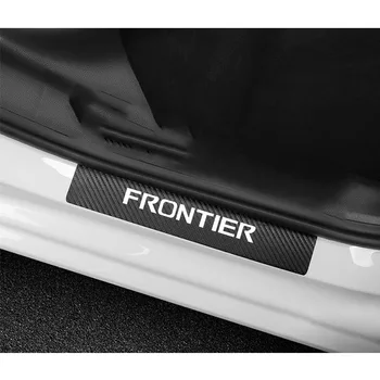 

Car Stickers Tuning Products For Nissan Frontier Door Scuff Plate Decoration Sticker Car Accessories Interior 4Pcs/Set