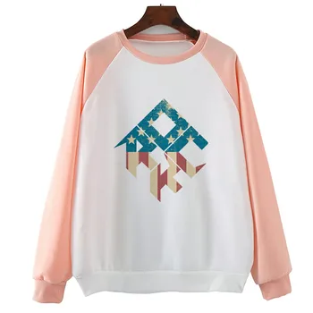 

American Flag Rock Roll New Hoody Autumn Spring Hoodie Fashionl Print Long Sleeve Sweatshirts For And Women