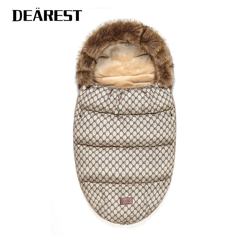 DEAREST Sleeping Bag Can Be Fixed With Baby Stroller Winter Baby Envelop