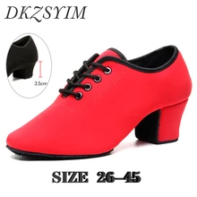 

Men's Latin Dance Shoes Ballroom Modern Tango Brand New Women's dance shoes Men Shoes Man dancing For Dance Sneaker size 36-45