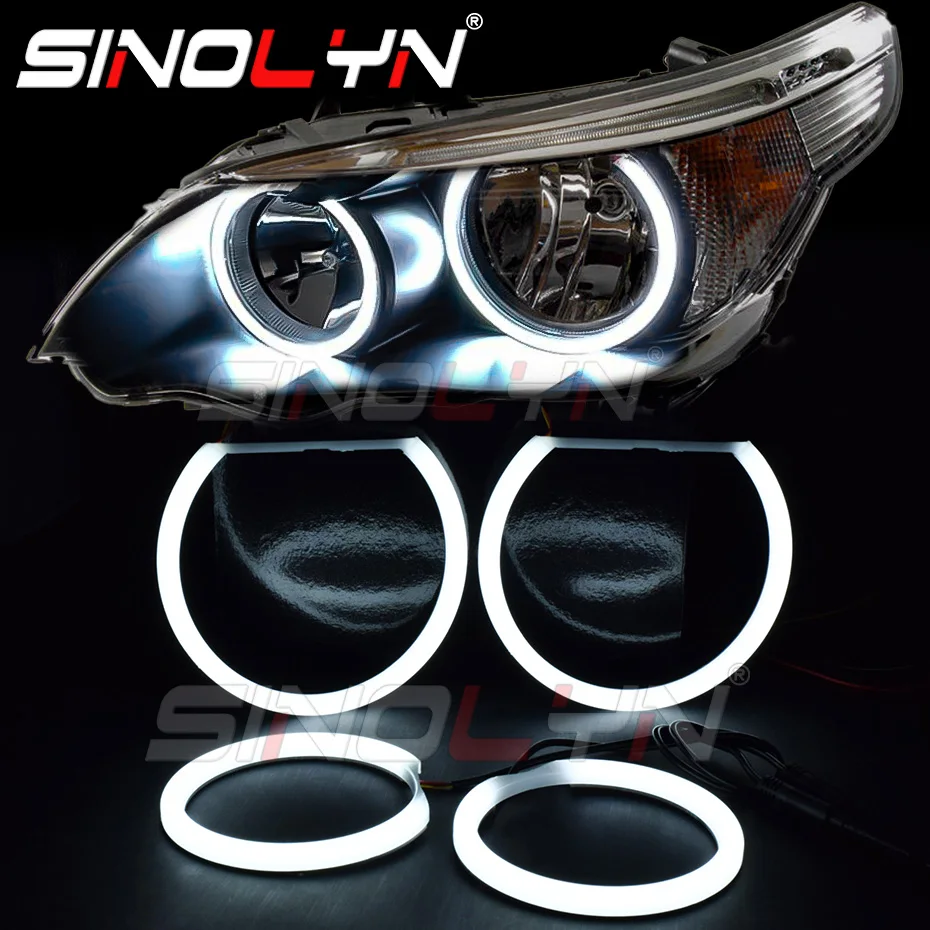 Sinolyn Led Angel Eyes For Bmw E60 E61 520i 525i 530i 540i 545i 550i M5