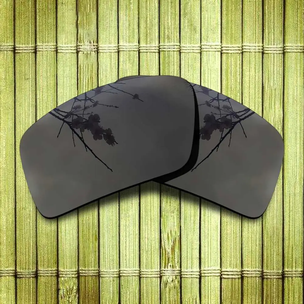 Black Поляризованных Сменные линзы для-солнцезащитные очки Oakley Eyepatch 2 солнцезащитные очки кадр True Цвет зеркальное покрытие-варианты - Цвет линз: Black