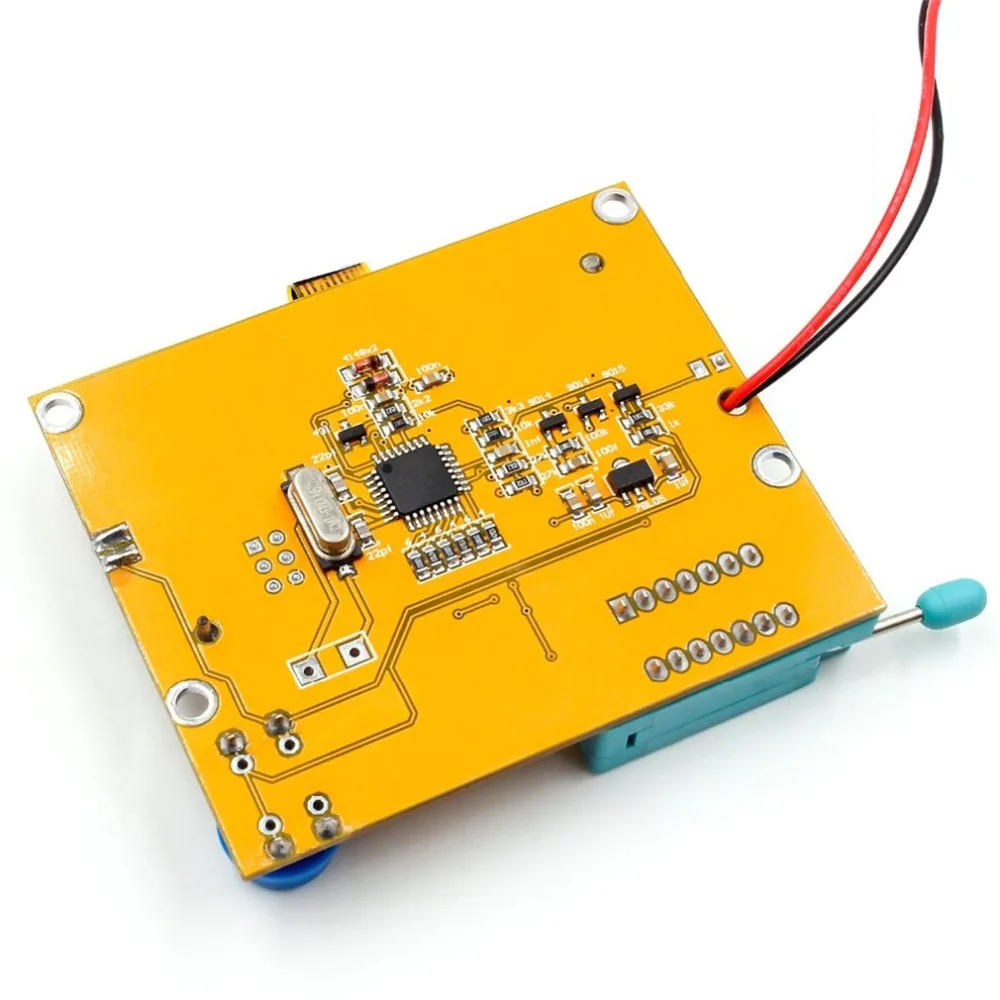 LCR-T4 ЖК-цифровой измерительное устройство для проведения испытаний транзистора подсветка диода Триод Емкость ESR Измеритель для MOSFET/JFET/PNP/NPN L/C/R 1