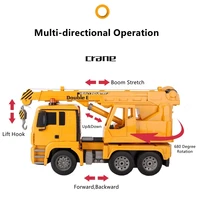 High Simulation Electric Remote Control RC Crane With Flash Light Program Demo Rotation Table UP & Down Engineering Vehicle To 2
