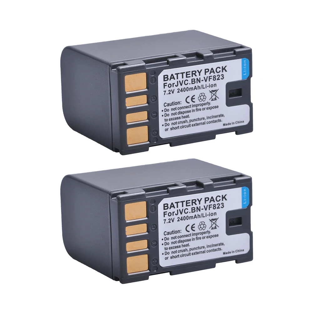 2 шт. BN VF823 BNVF823 батарея для JVC GZ MG330AC MG365AC HD30AC HD40AC GR D740AC MS100AC батарея|Цифровые