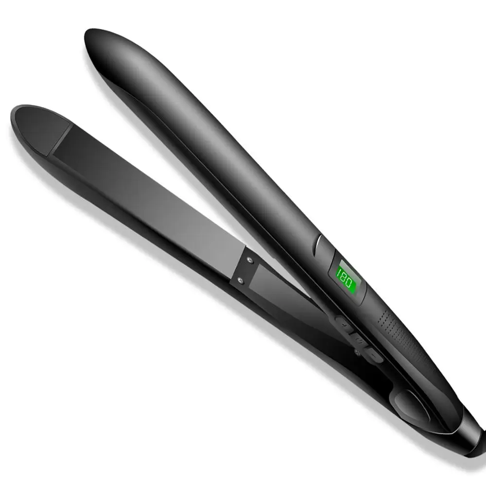 

Professional Hair Straightener Curler Hair Flat Iron Negative Ion Hair Straighting Curling Iron Corrugation LED Display
