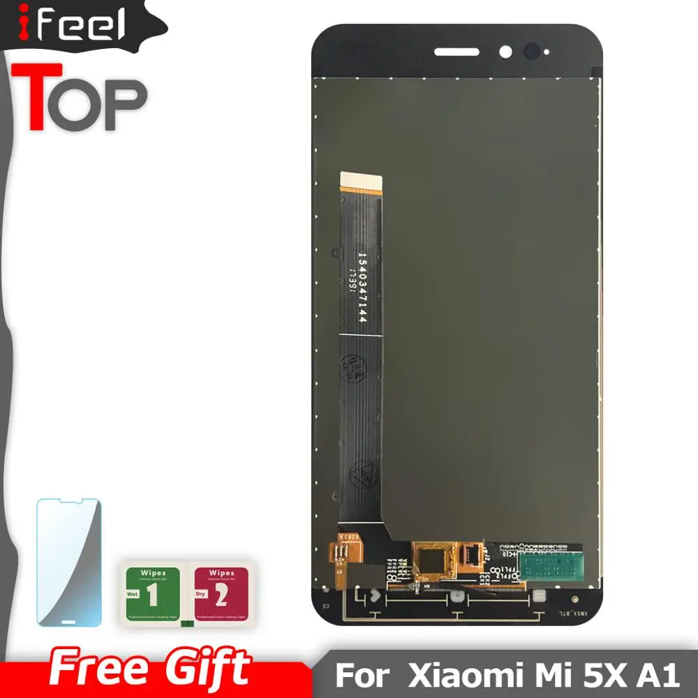 Дисплей для Xiaomi mi A1 ЖК экран с рамкой Замена сенсорный дисплей 5X|Экраны мобильных
