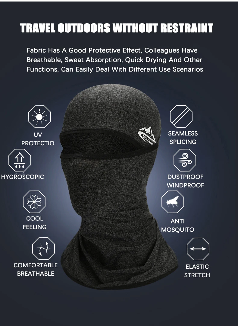 Summer Ice Cream Sunscreen Headgear Men Women Riding Cool Seamless Mask Multi-Functional Sports Anti-Peeling Magic Headgear mens navy scarf