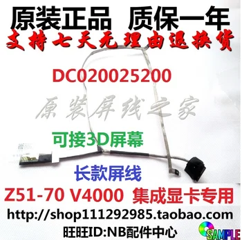 

Video screen Flex wire For LENOVO XIAOXIN V4000 Z51-70 3D laptop LCD LED LVDS Display Ribbon cable DC020025200