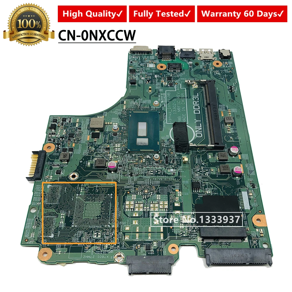 Для DELL Inspiron 15 3000 3546 3446 3449 3549 PC материнская плата CN-0NXCCW 0NXCCW 13302-1 3205U материнская плата для ноутбука