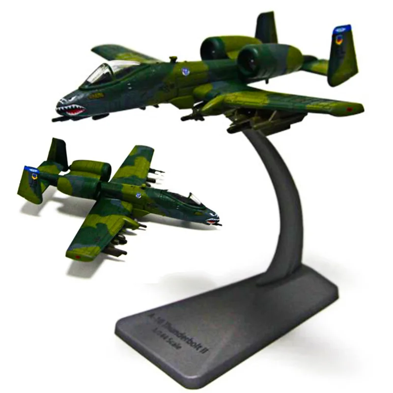

1/144 Scale American U.S. Navy Army A10 Attack Aircraft Models Fighter Toy Airplane Adult Children Gift Display Show Collections