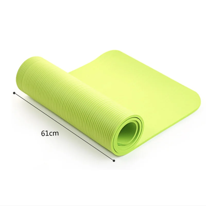 4 мм складной коврик для занятий йогой на открытом воздухе Нескользящие толстые коврики для бодибилдинга упражнения для начинающих фитнес-гимнастика 6 цветов - Цвет: Зеленый