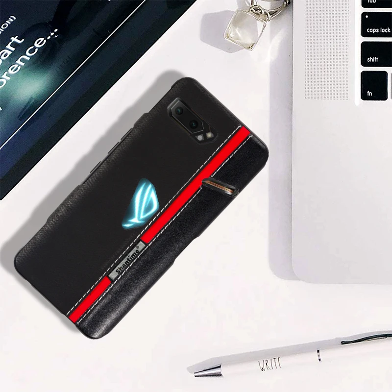 Модный Цветной чехол для Asus Rog Phone 2 ZS660KL роскошный кожаный противоударный |