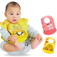 Мягкие, удобные для носки водонепроницаемый детский нагрудник легко стирается, сохраняет пятна от милых нагрудников с мультяшным принтом