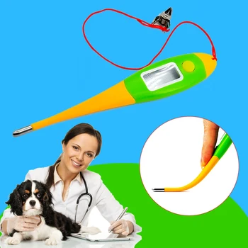 

1Pc Digital Thermometer for Pet Dogs Cat Pig Animals Electronic Thermometer Professional Medical Tools Veterinary Supplies