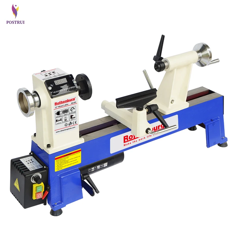 

Unlimited Gearbox Wood Lathe Miniature Bench Lathe Household Stepless rotary lathe machine Wood rotary machine