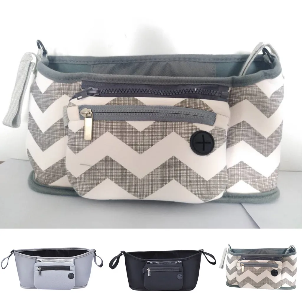 

Pushchair Baby Accessories Bag Changing Pram Stroller organizer Buggy Storage Pushchair Bottle Cup Organizer stroller Bag cart