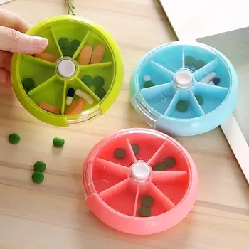 

Week Small Mini Portable Medicine Storage Box Pill Case