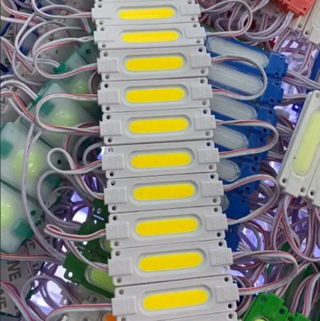 2 Вт IP65 Водонепроницаемый DC12V led COB модуль световая рекламная лампа светодиодное фоновое освещение теплый белый/красный/синий