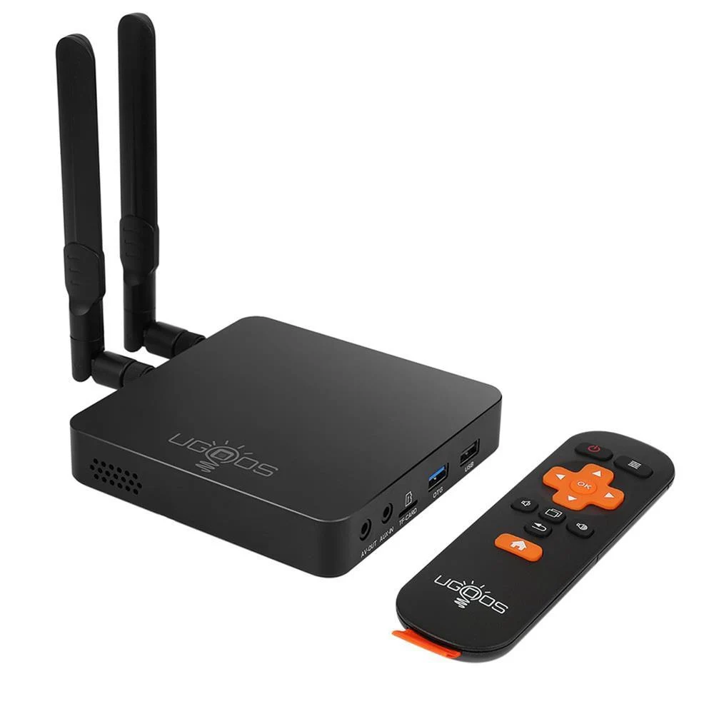 ТВ приставка UGOOS AM6 Plus Amlogic S922X J 2 ГГц Android 9 0 4 Гб DDR4 32 Смарт Pro WiFi 1000 м 2G 16G|ТВ-приставки