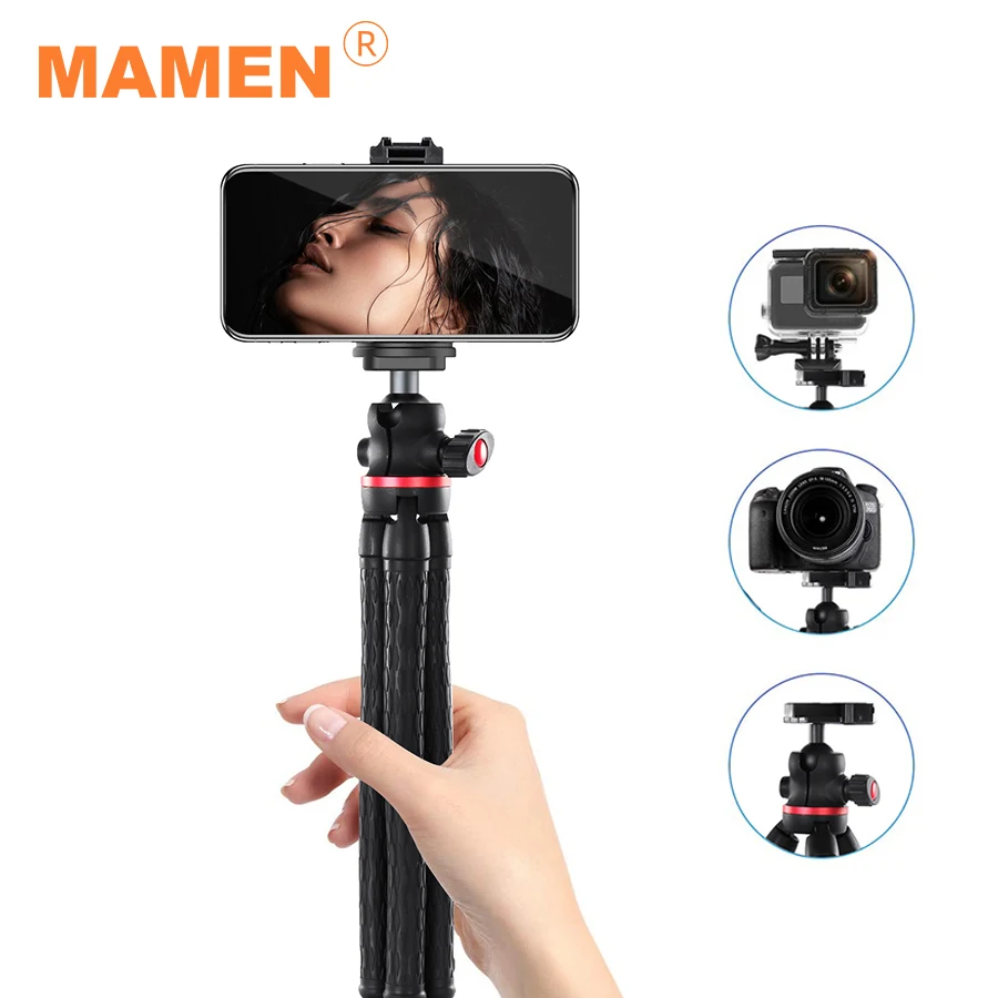 2 в 1 гибкий штатив Осьминог + селфи палка|Штативы| |