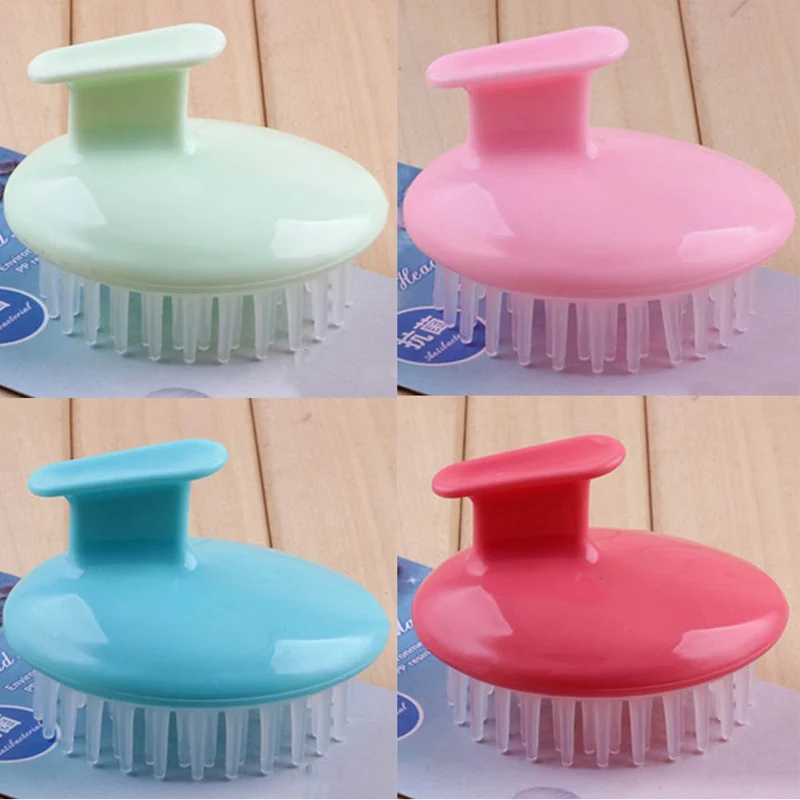 Drop Ship Silicone Airbag Hair Washing Brush Comb Spa Meridian Massage Brush Detangle Brush Shampoo Massage Shower Bath Combs