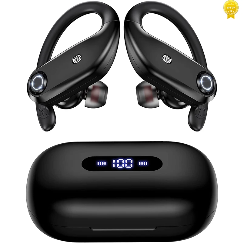 Bluetooth-наушники 4 микрофона беспроводные наушники IPX7 с шумоподавлением Накладные