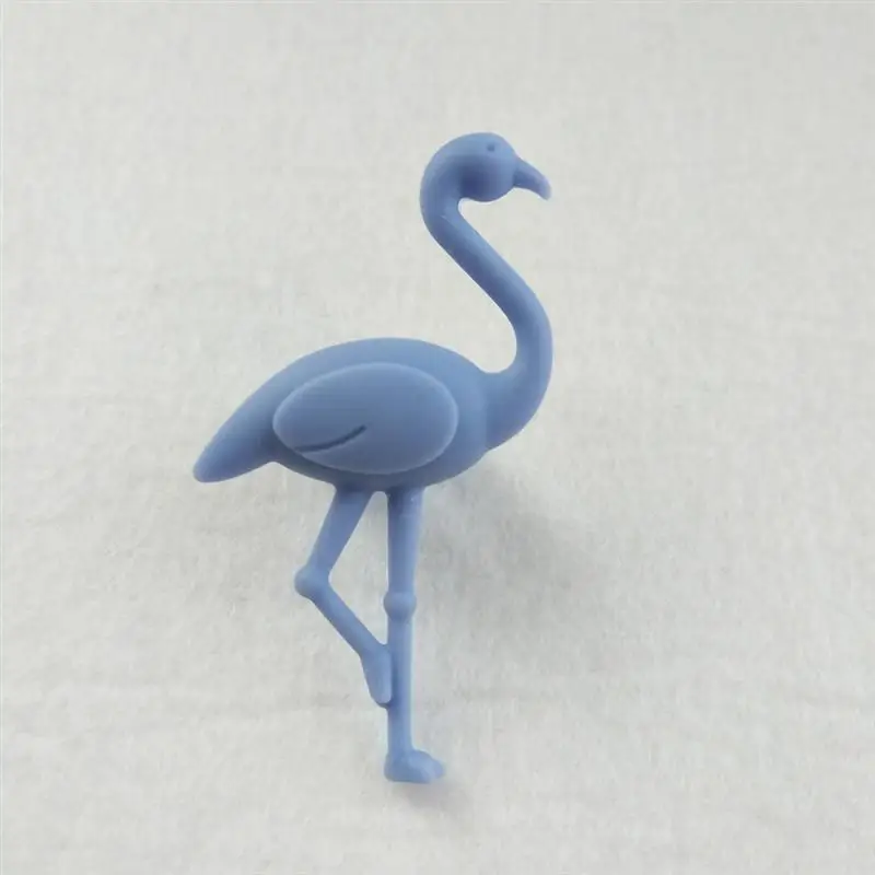 Martini Glasses 6PCS Silicone Glasses Glass Marker Creative Flamingo Design Drink Charms Label Mark Glass Identification wine glass marker wine glass decorations
