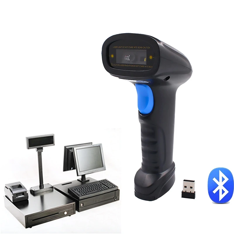 BWM3 беспроводной Bluetooth 2D сканер штрих-кода QR матрица данных Ручной CCD автоматический считыватель штрих-кодов