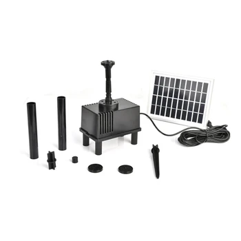 

10V 2W Solar Pump Solar Power Panel Kit Water Pump for Garden Pond Fountain Pool