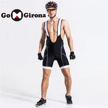 GOMGIRONA велосипедные шорты с силиконовым подкладом Coolmax Pad мужские велосипедные шорты MTB Bib колготки для шоссейного велосипеда велосипедные шорты