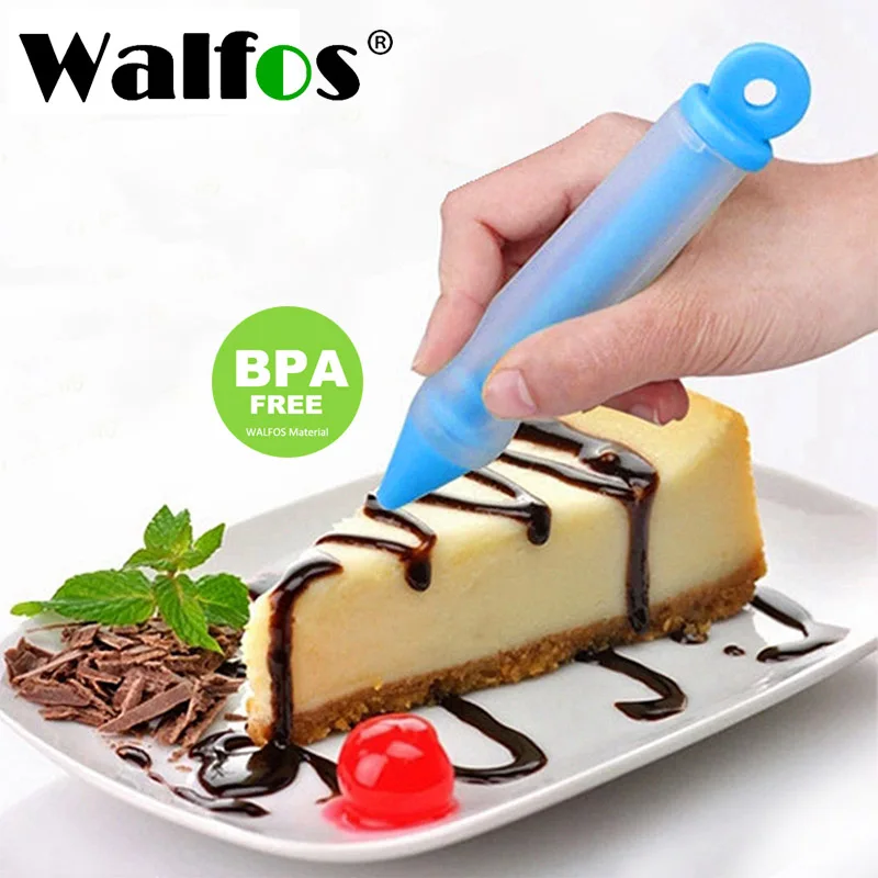 

WALFOS Food Grade Silicone Cake Decorating Pen Silicone Chocolate Pen Food Writing Pen Baking Cream Color Decoration Tool