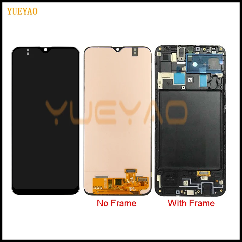 ЖК-дисплей с рамкой для Samsung Galaxy A20 A205 SM-A205F A205FN ЖК-экран A205GN A205S A205YN дигитайзером |