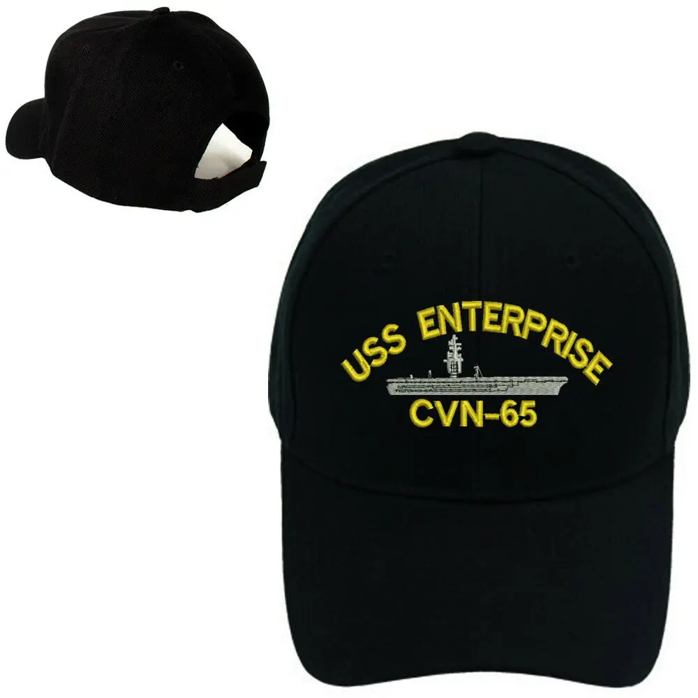 Baseball Cap Hat Cvn-65 Polyester Four 