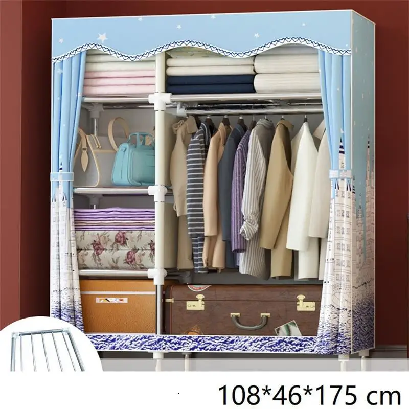 MODEL H Для хранения Ropero Garderobe Ropa De Almacenamiento Armario Rangement Chambre Mueble Closet Guarda Roupa шкаф - Цвет: MODEL H