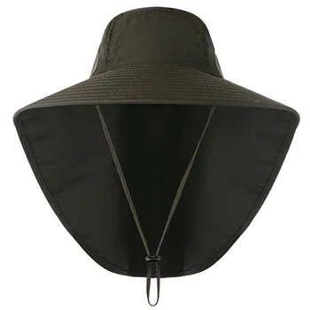 

Outdoor Summer Sun Hat Breathable Men and Women Shade Fisherman Hat Uv Protection Mountaineering Cap Fishing Cap