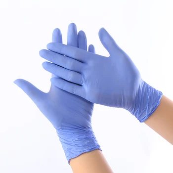 

20/50/100pcs disposable latex rubber Nitrile Glove household cleaning experiment catering gloves universal left and right hand