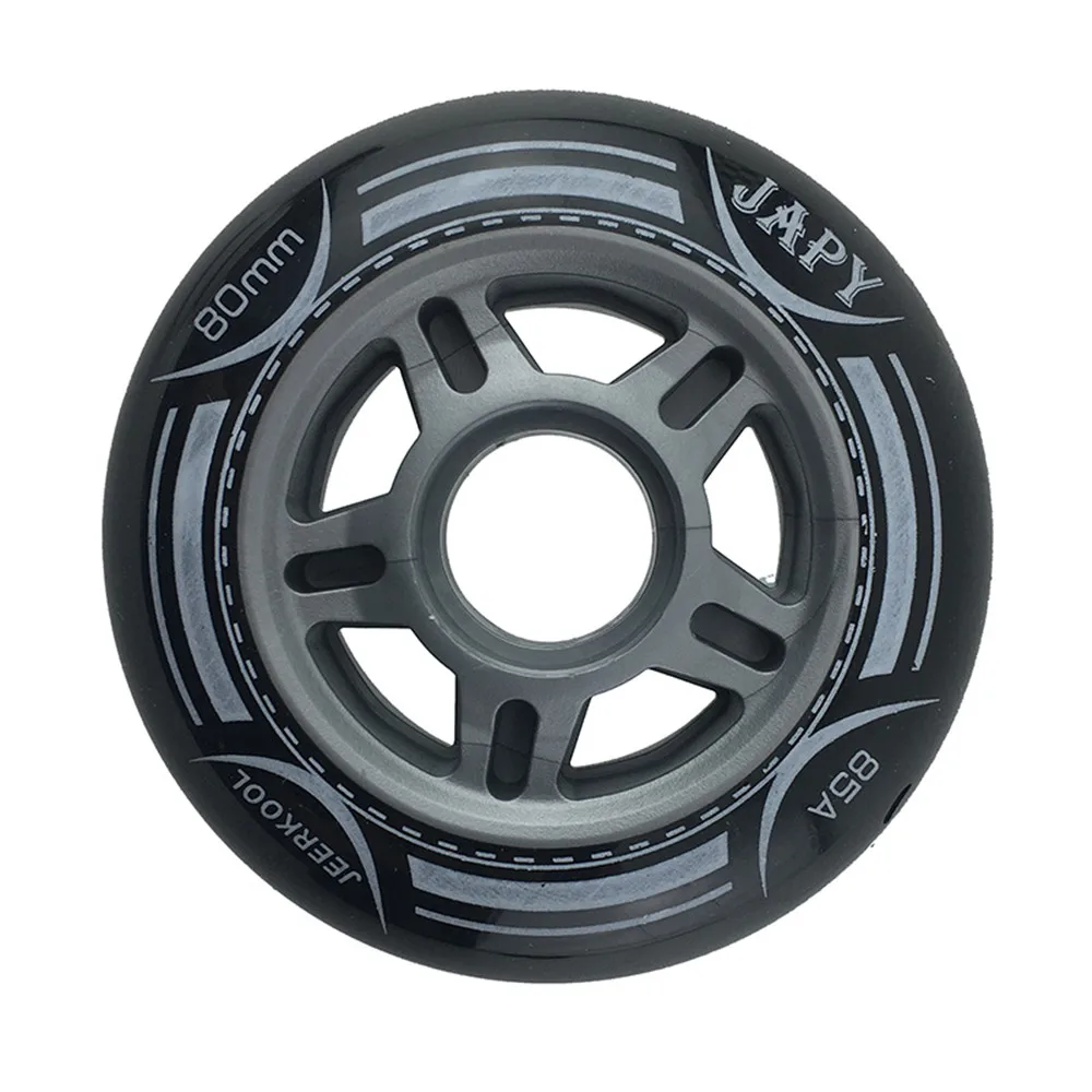 JAPY Inline Skate Wheels 85A Hyper +G Concrete GRIP 84A 76 80mm Slalom Sliding Roller Free Skating Tires For SEBA Patines 8PCS skate wheels