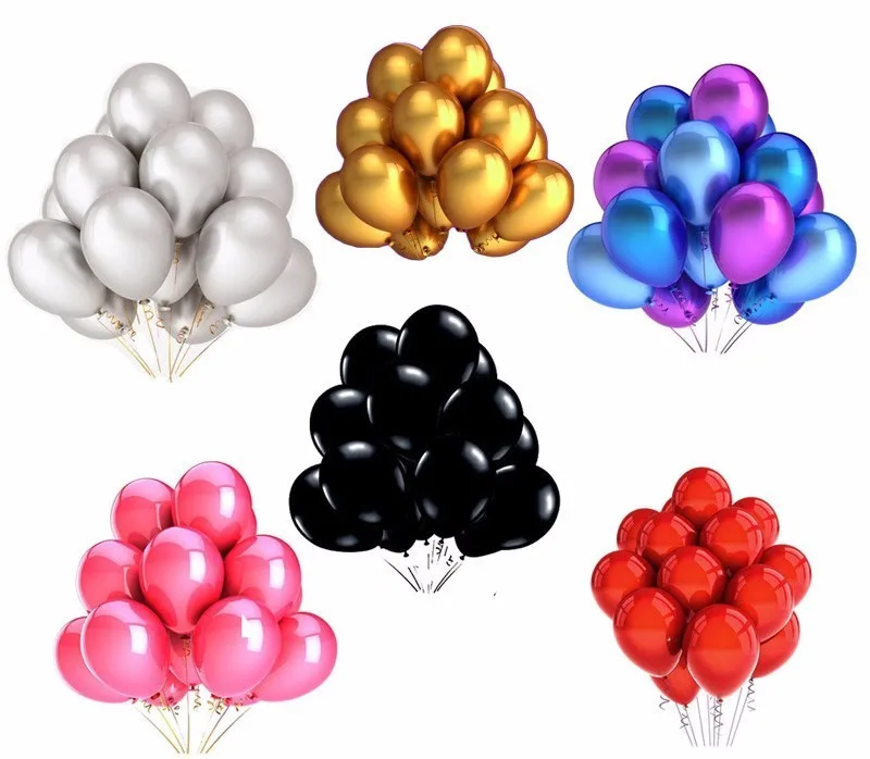 

10/20/30 pic 12 zoll Gold Splitter Schwarz Latex Luftballons Hochzeit Dekorationen Helium Globos Geburtstag kinder Spielzeug