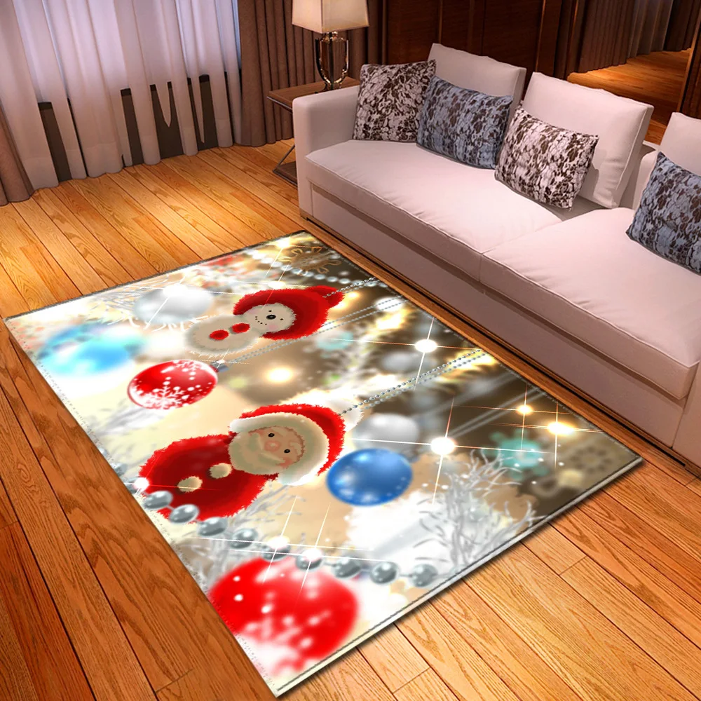 Коврик для дома, кухни, столовой, камина, пола, детский игровой коврик для ползания, рождественские ковры для гостиной