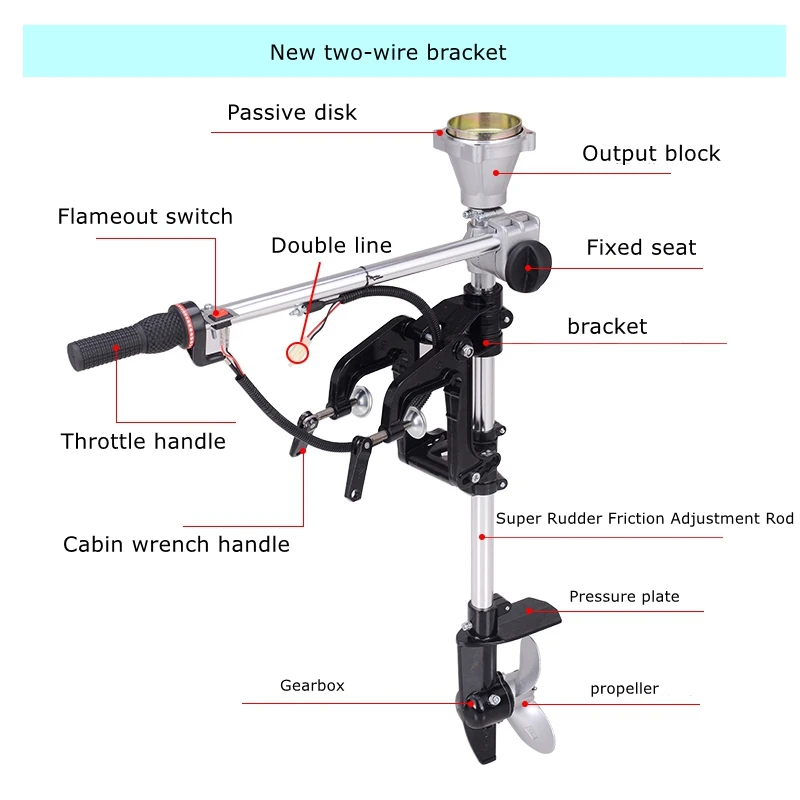 Inboard propeller marine propeller parts hanging machine blade hanging machine outboard engine gasoline engine stern propeller