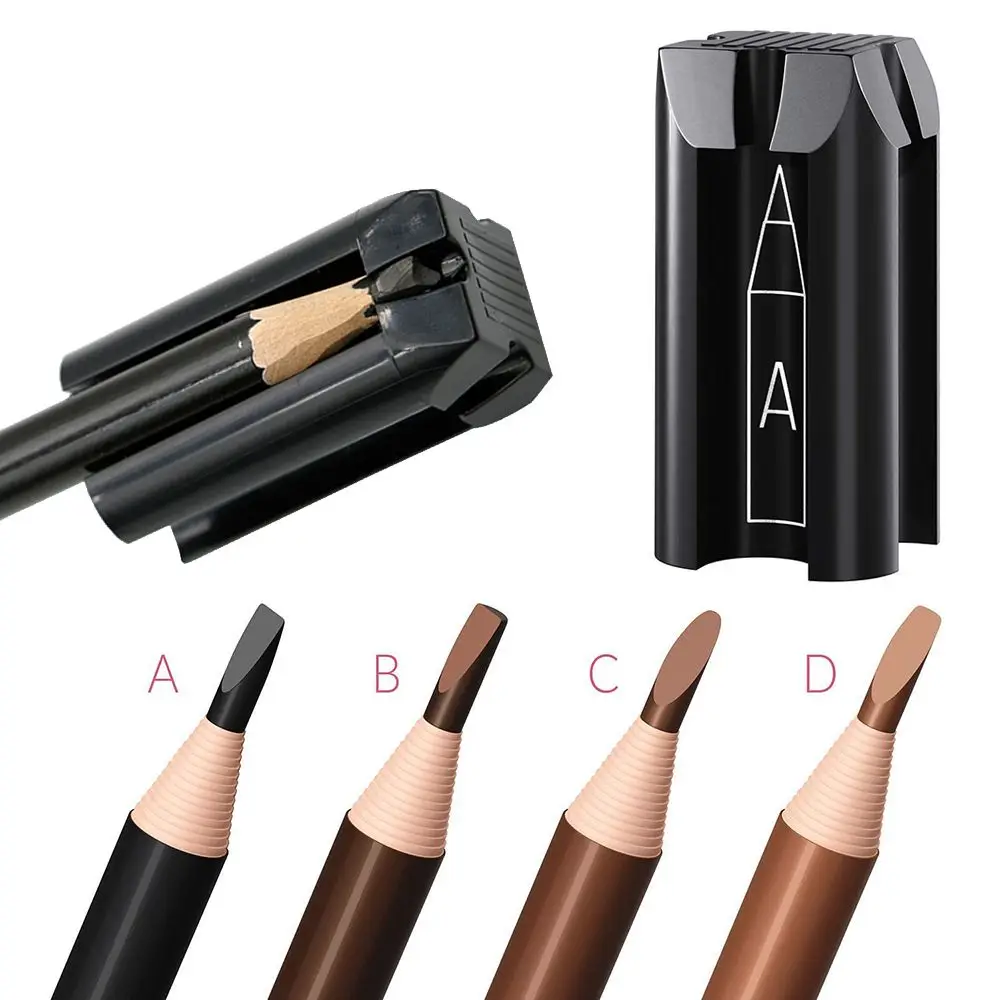 4In1 Eyebrow Pencil Sharpening Tip Tools Eyebrow Pencil Shaper Makeup Profiler Pen Tattoo Supplies