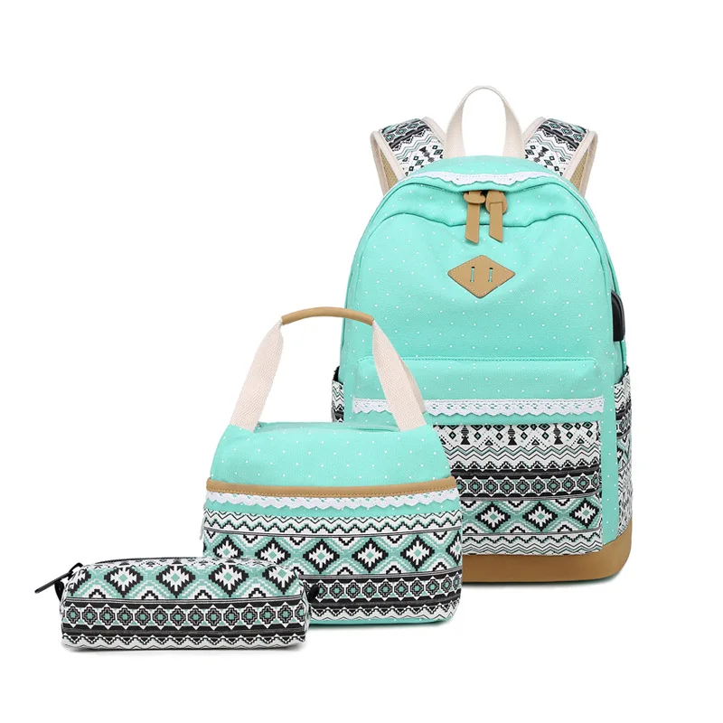 

New Canvas Bag, Women's Simple Two-shoulder Bag, Cross-border Bag, 2019 New Fashion Bag. B-357