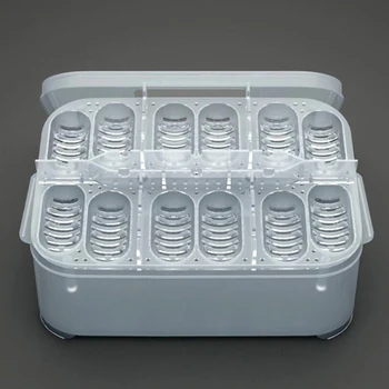 

12 Grids Hatch Box Snake Lizard Reptile Egg Tray Boxes Hatching Eggs Device Climbing Pet Tortoise Turtle Incubator Supplies