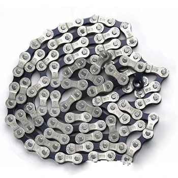

Stainless Steel Compatibility Silver With 116 Outdoor Bicycle Chain For Road Bike Bicycle IG51 For 18/21/24 Speed Bicycle