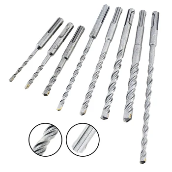 

8PCS 5-12mm Carbide Tip Electric Hammer Masonry Drill Bits SDS Plus Shank Electric Hammer Concrete Drill Bit Set Tool