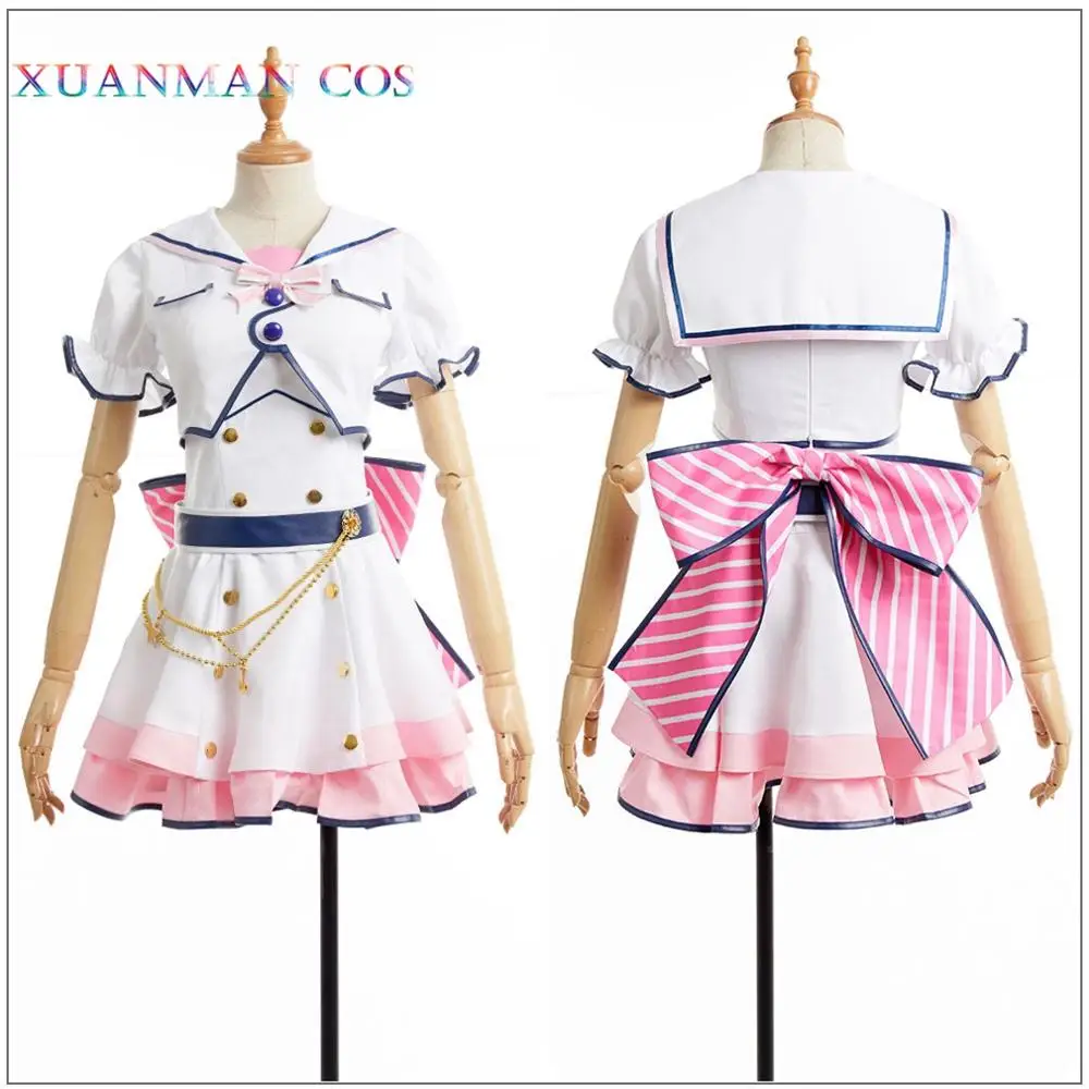 Милый! Солнечный свет! Костюм для косплея Aqours Mijyuku 6th Anniversary Kurosawa Ruby на заказ белое