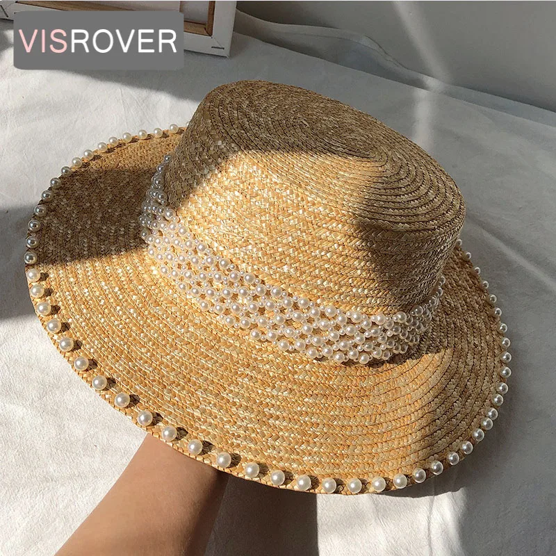 Женская кепка с жемчугом VISROVER летняя шапка в стиле хип-хоп пляжная шляпа подарок |